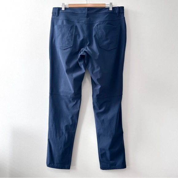 Lululemon ABC Classic-Fit 5 Pocket Pant Navy Blue Warpstreme Sz 36 NWOT - Picture 13 of 14